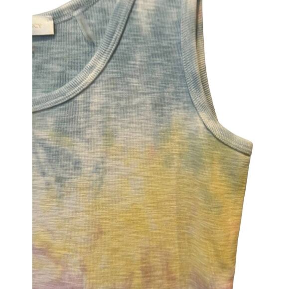 LoveShackFancy Citra Tie Dye Tank Midi Dress Size Large - Picture 8 of 13